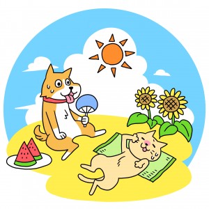 犬 猫も熱中症に注意 犬 猫も熱中症に注意