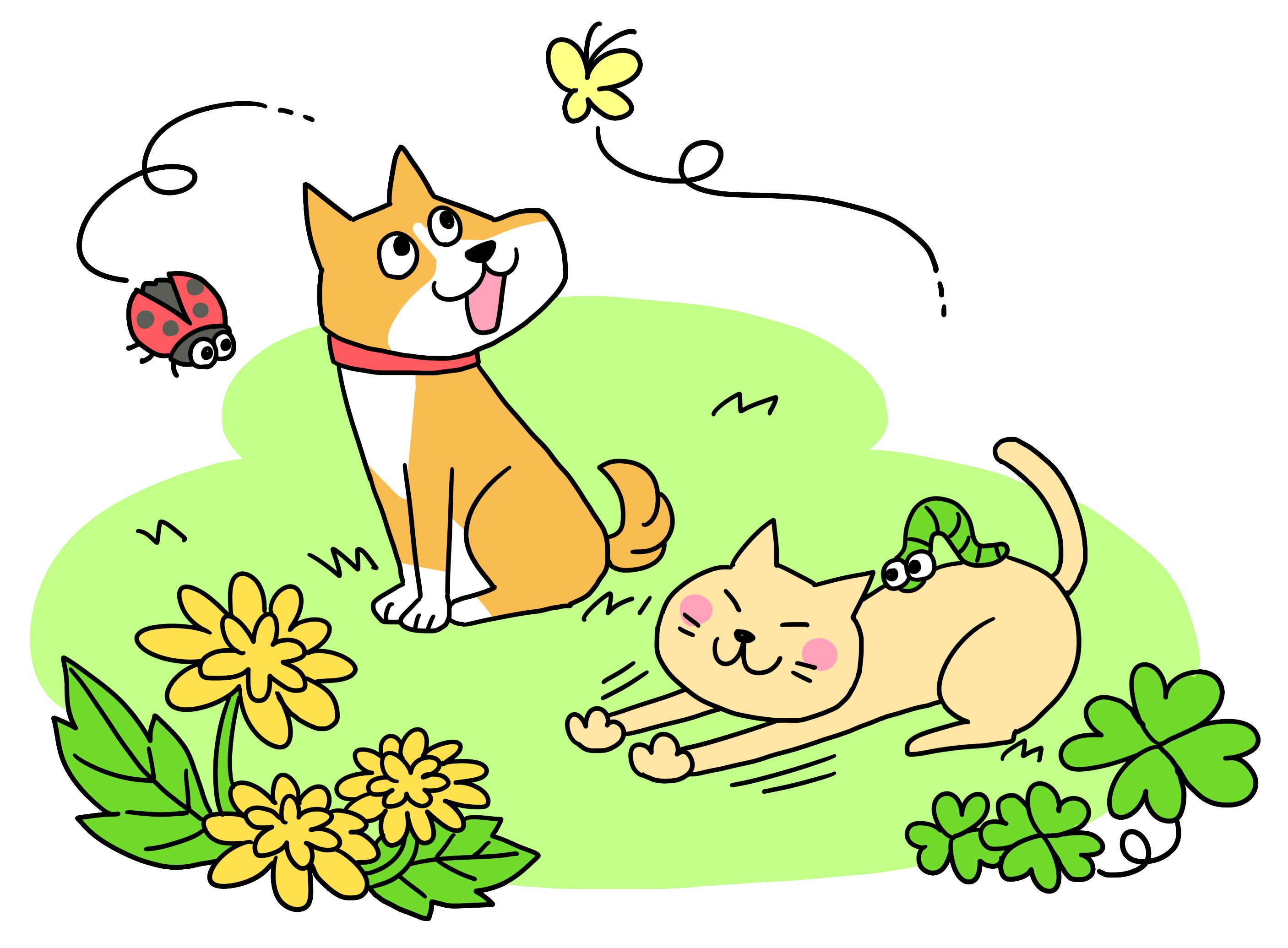 犬の春対策