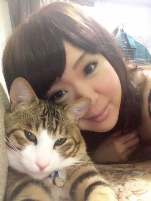 猫と飼い主さん