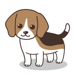 ビーグル　イラスト