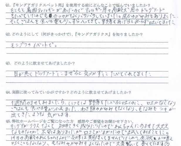お客様の声