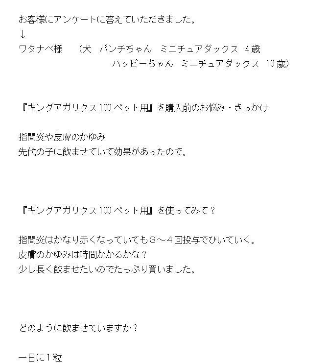 ミニチュアダックス