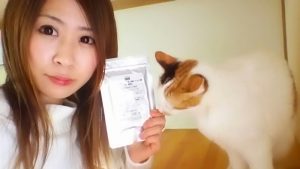 キングアガリクス100と猫と飼い主様